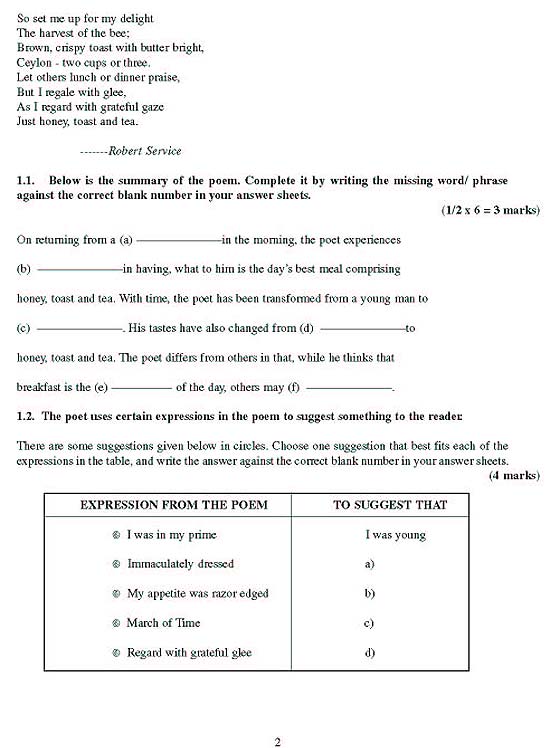 SAMPLE QUESTION PAPER X SAMPLE QUESTION PAPER X