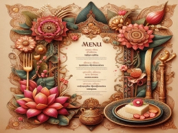 bengali marriage menu card (বাঙালি বিয়ের মেনু কার্ড)