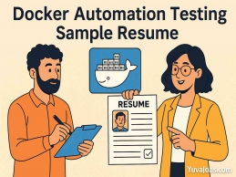docker automation testing sample resume for QA engineers
