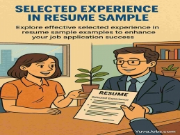 selected experience in resume sample: standout examples to boost your CV