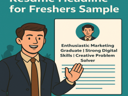 resume headline for freshers sample – best examples to stand out