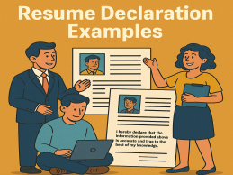 resume declaration examples to boost your resume credibility
