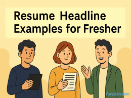 resume headline examples for fresher to create impressive resumes
