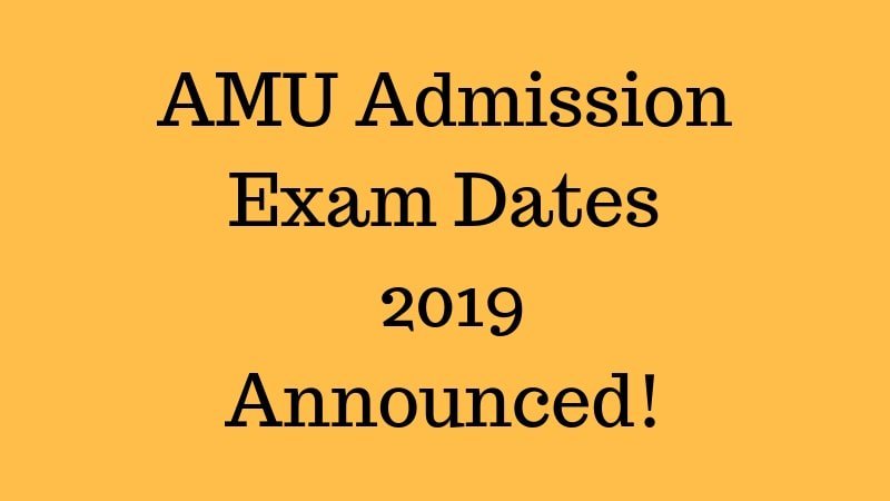 Amu Admission 2019