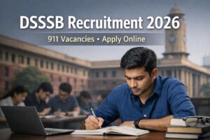 DSSSB 2026 Notification for 911 Posts Apply Online