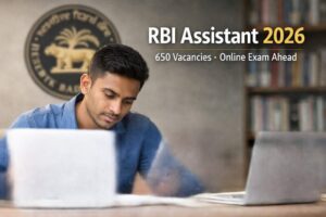 RBI Assistant 2026 Notification for 650 Posts