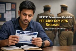UPSSSC Enforcement Constable PET Admit Card 2026