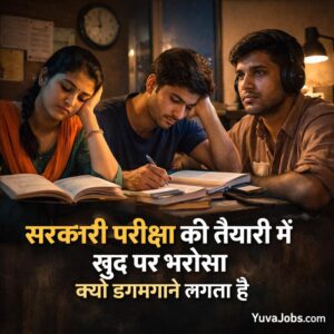 सरकारी परीक्षा की तैयारी में खुद पर भरोसा क्यों डगमगाने लगता है