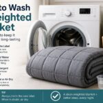 how do you wash a weighted blanket