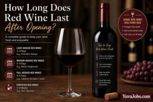 how long does red wine last after opening