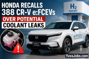 honda is recalling 388 cr-v e:fcevs for potential coolant leaks