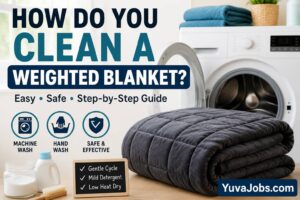 how do you clean a weighted blanket