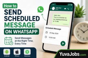 how to send scheduled message on whatsapp