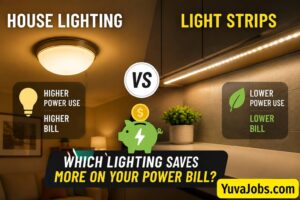 are light strips cheaper on power bill then house lighting
