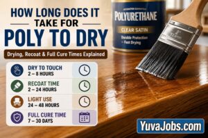how long does it take for poly to dry