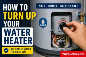 how to turn up your water heater