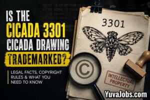is the cicada 3301 cicada drwaing trademarked