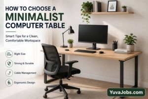 how to choose a minimalist computer table