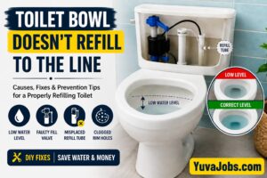 toilet bowl doesn't refill to the line